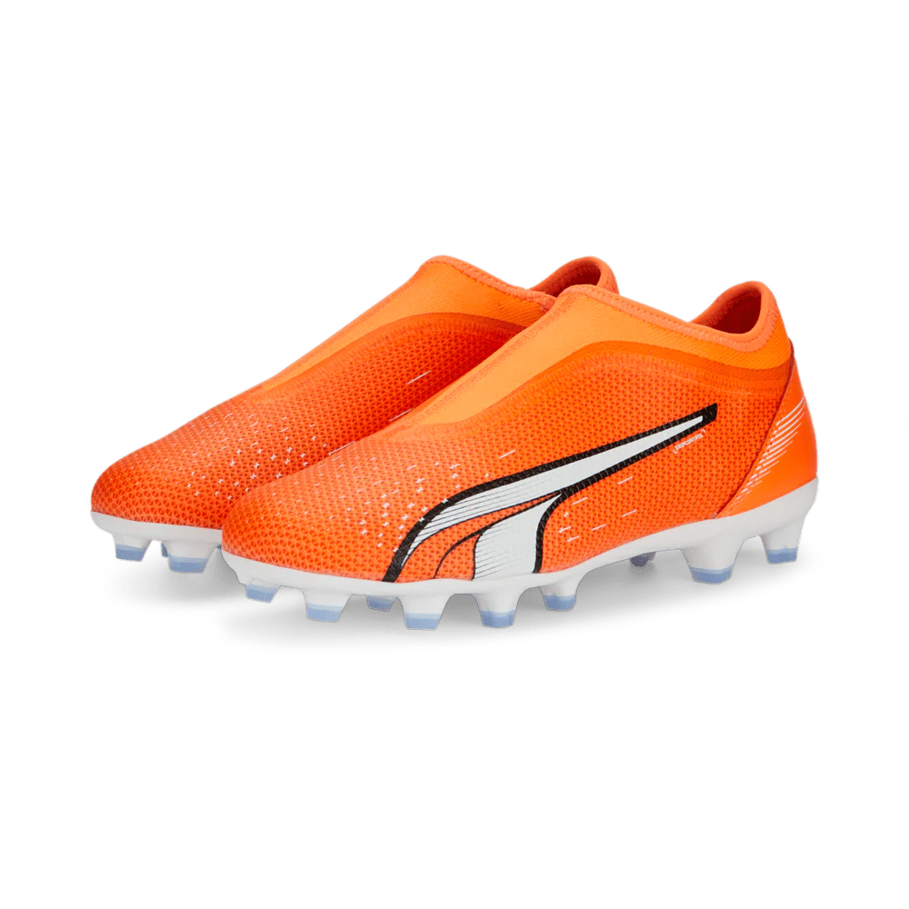 PUMA Kids Ultra Match Laceless FG Soccer Cleats