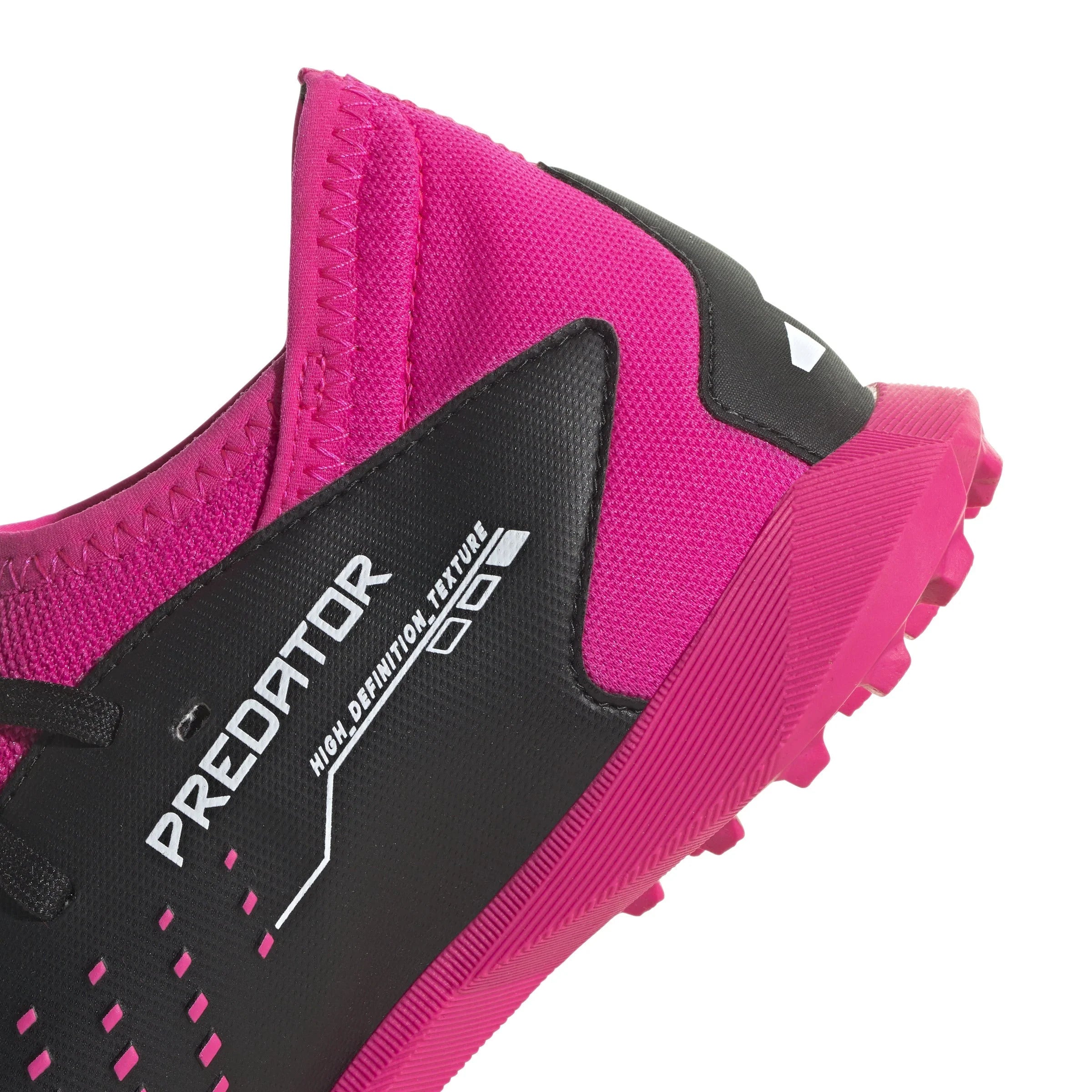 adidas Predator Accuracy3 TF Youth Turf Soccer Cleats Black White Shock Pink