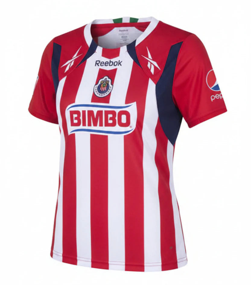 Reebok Womens Chivas Home Jersey 10 11 Red White