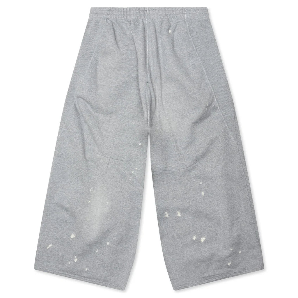 Cotton French Terry Deconstructed Sweatpant Heather Grey