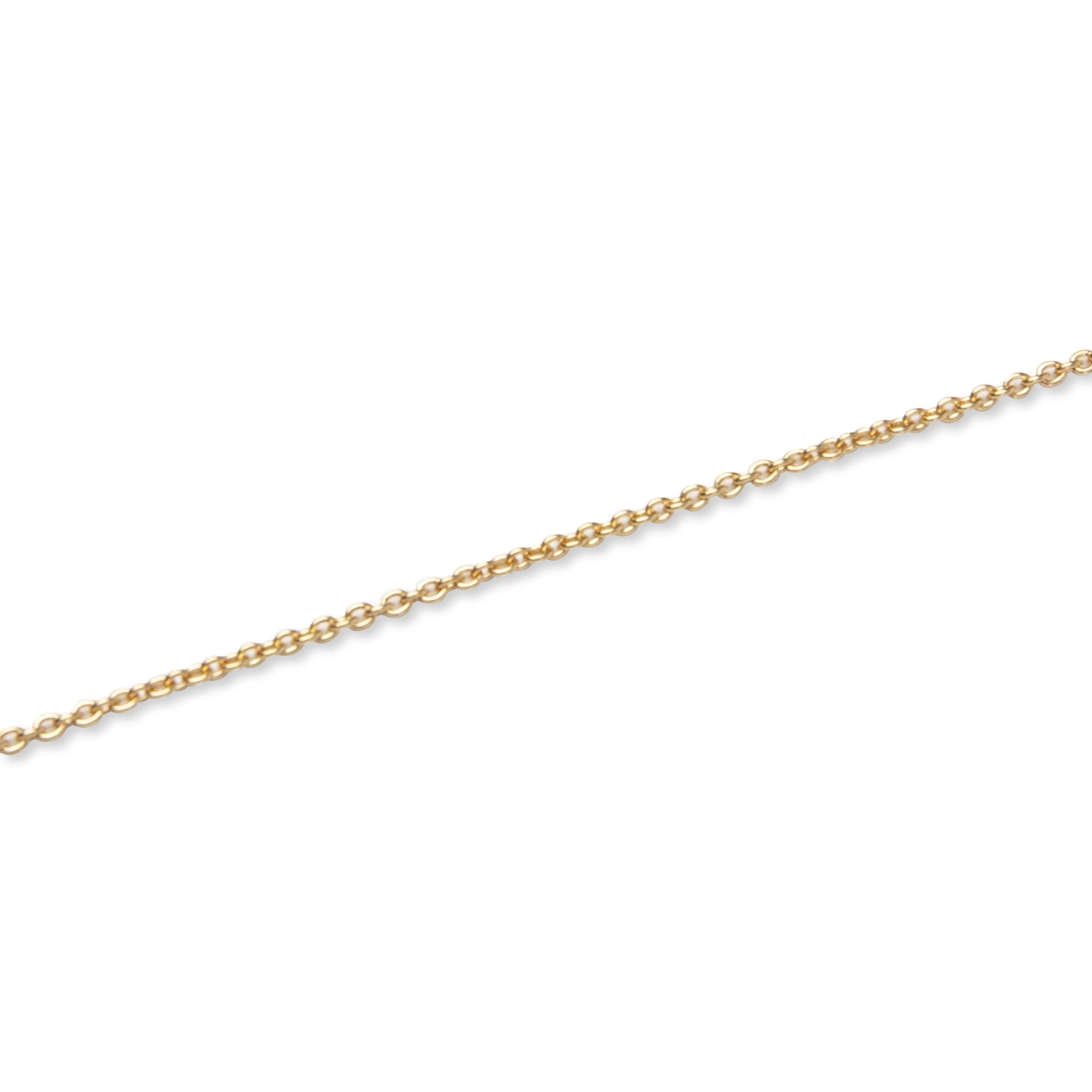 Rolo Chain Gold S925 Sterling Silver with 18K Gold Plating