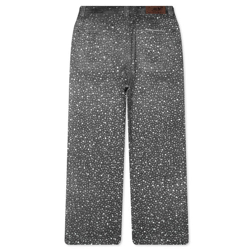 20K Swarovski Diamond Boro Jean Black