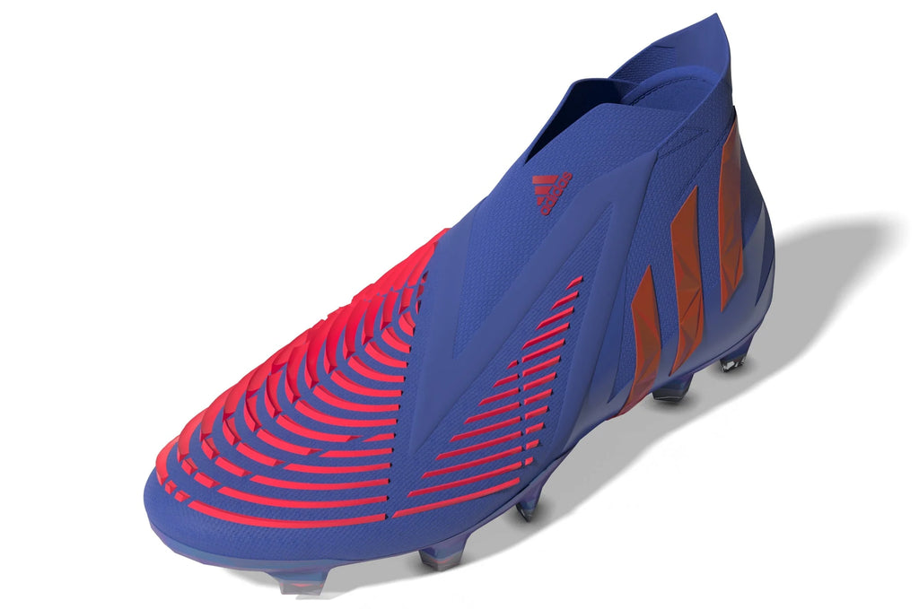 adidas Predator Edge FG Firm Ground Boots Hi Res Blue Turbo Hi Res Blue
