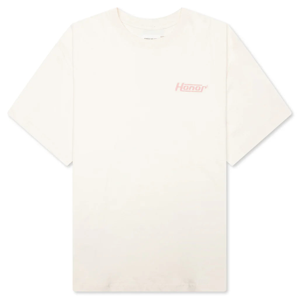 Honor Globe Logo Tee Cream