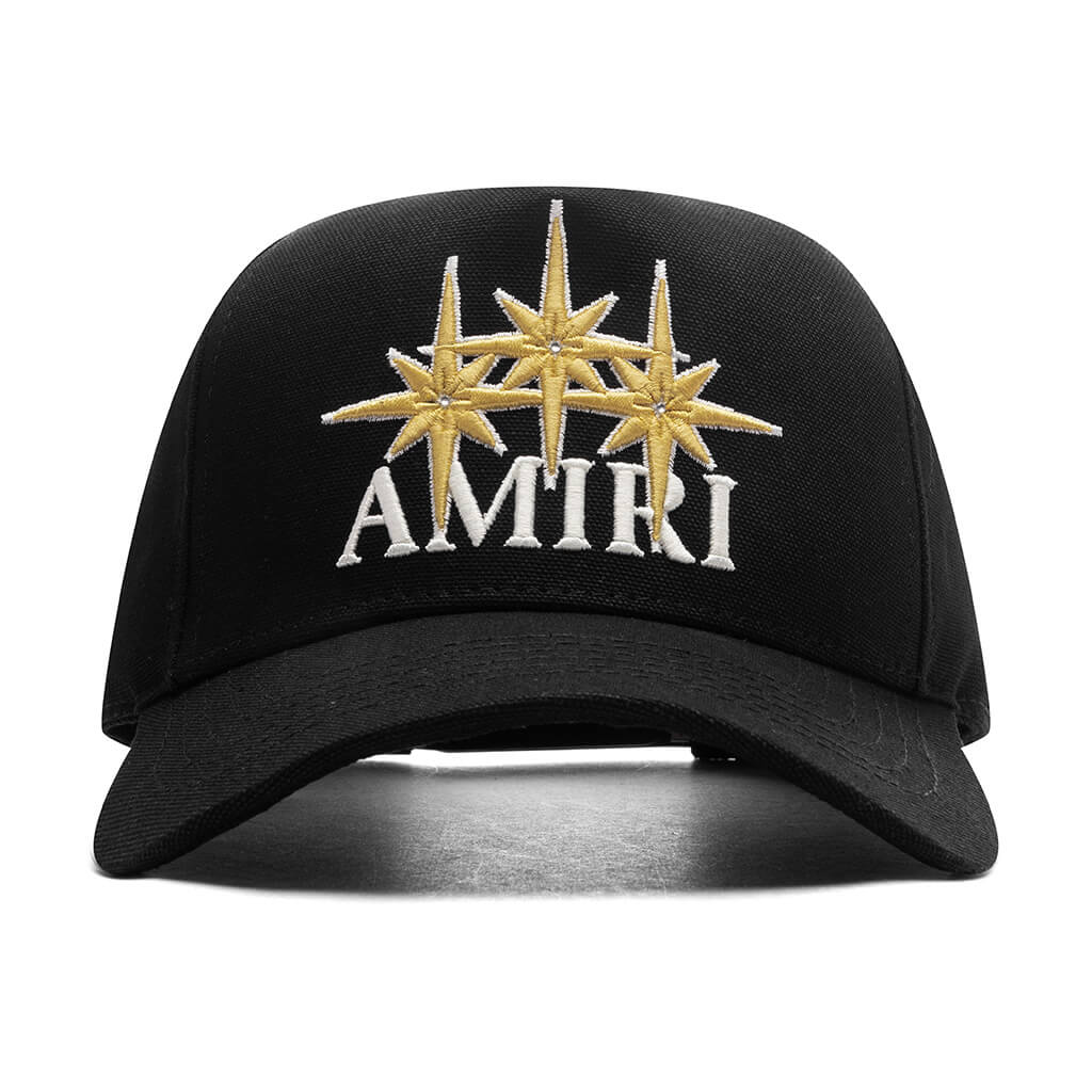 Amiri Starburst Canvas Hat Black