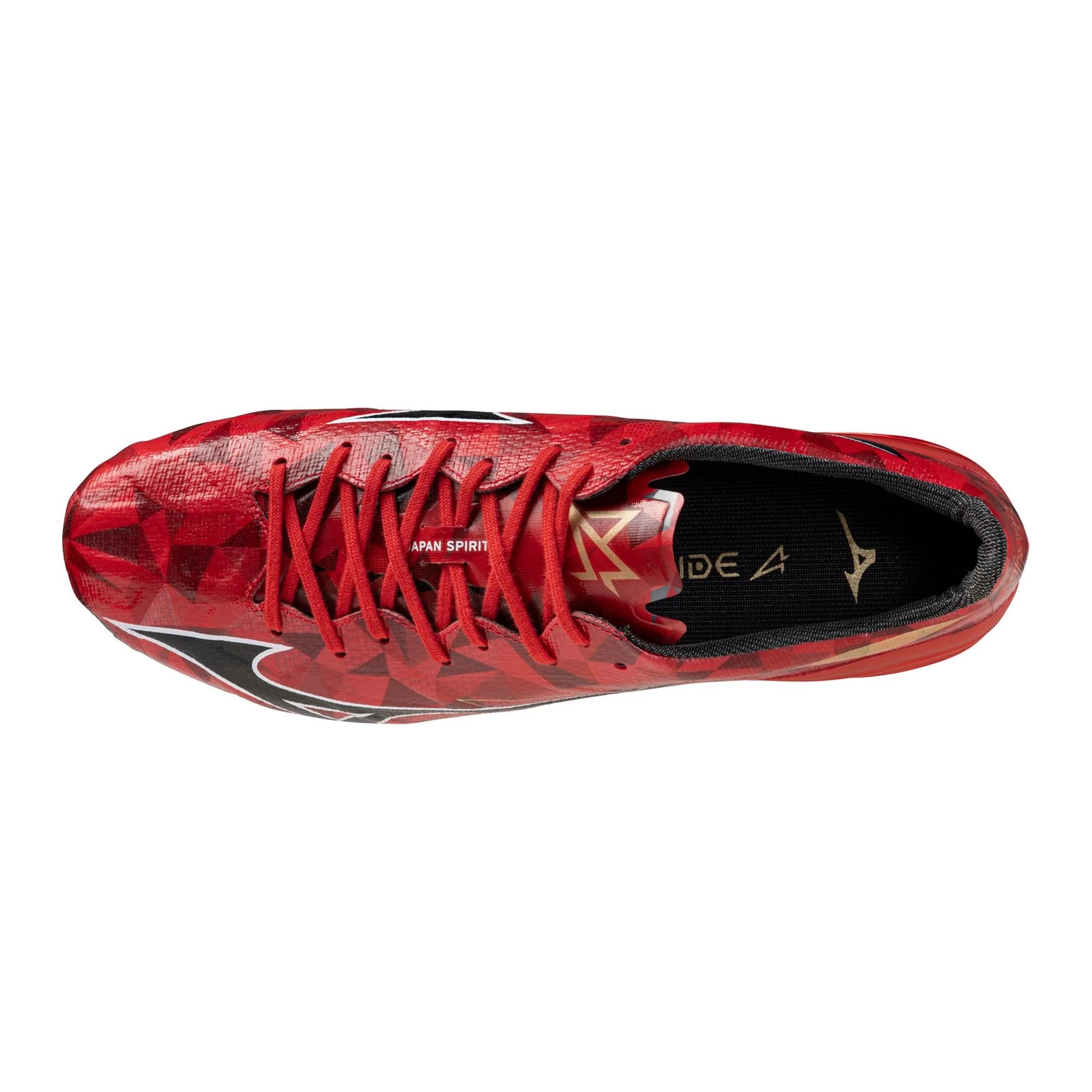 Mizuno Alpha II Japan FG Firm Ground Soccer Cleats Red Black