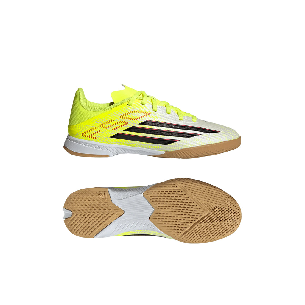 adidas F50 League IN Indoor Youth Soccer Shoes Yellow Black Red