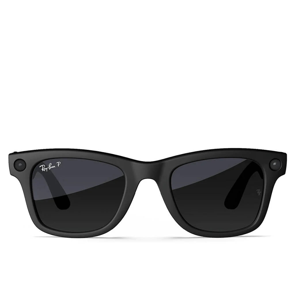 Meta Wayfarer Matte Black Polar Gradient Graphite