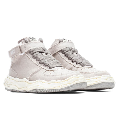 Wayne High OG Sole Washed Canvas Sneaker Grey