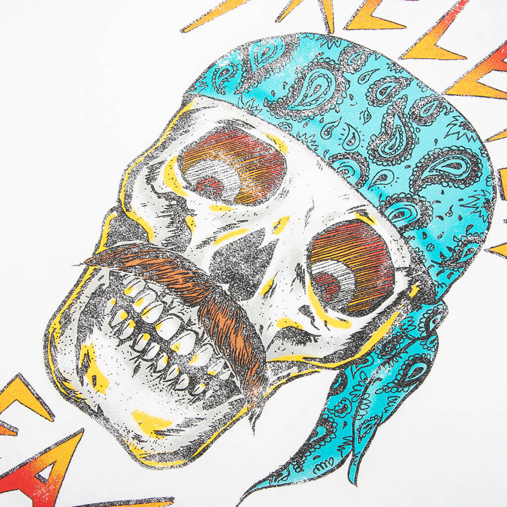 Skeleton Beach Tee Clean White