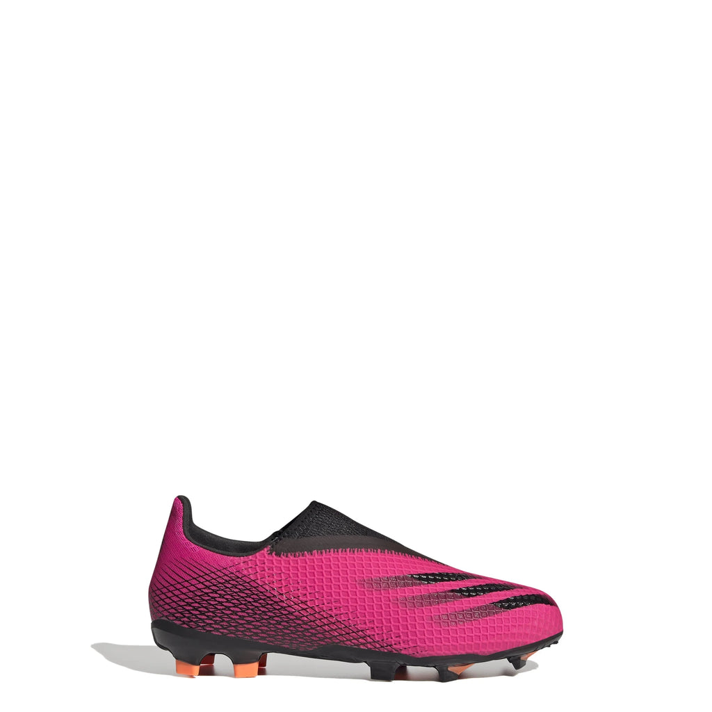 adidas Kids X Ghosted 3 Laceless FG Firm Ground Cleats
