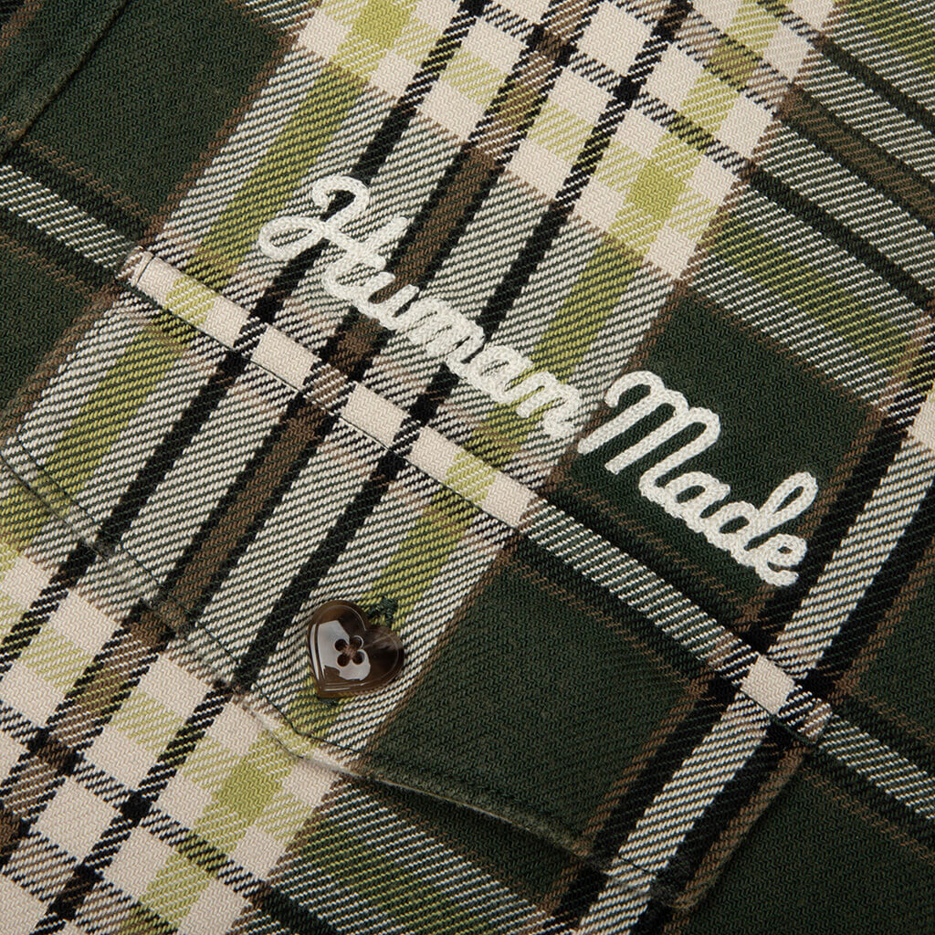 Check Shirt Green