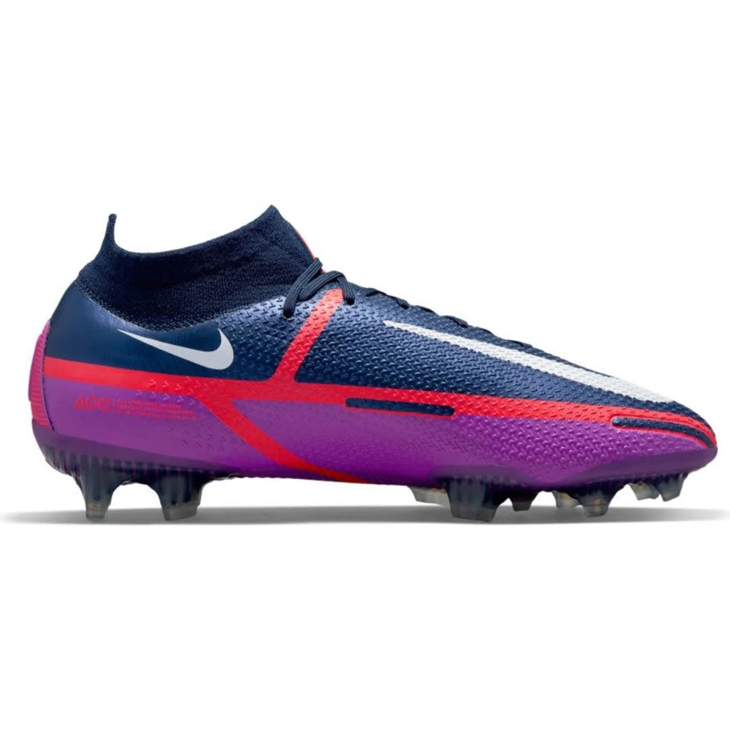 Nike Phantom GT2 Elite FG Firm Ground Soccer Cleats Navy White Purple