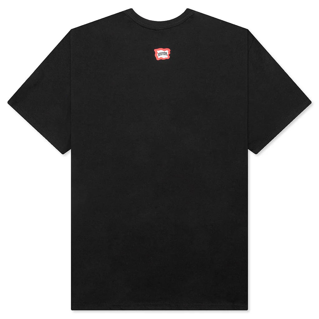 Fur Coat S S Tee Black