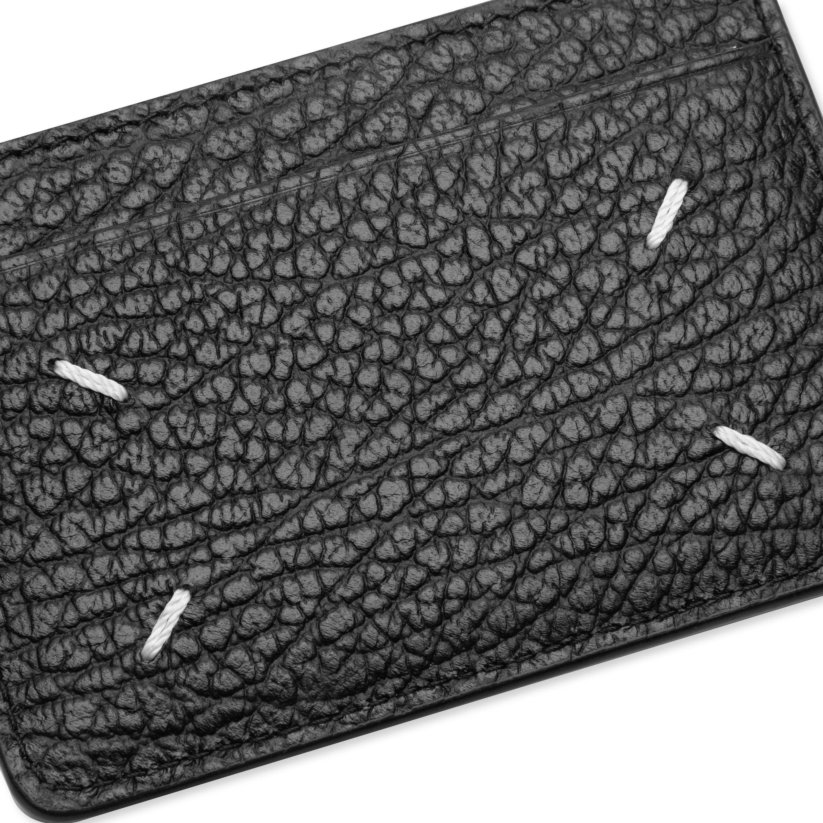 Four Stitches Cardholder Black