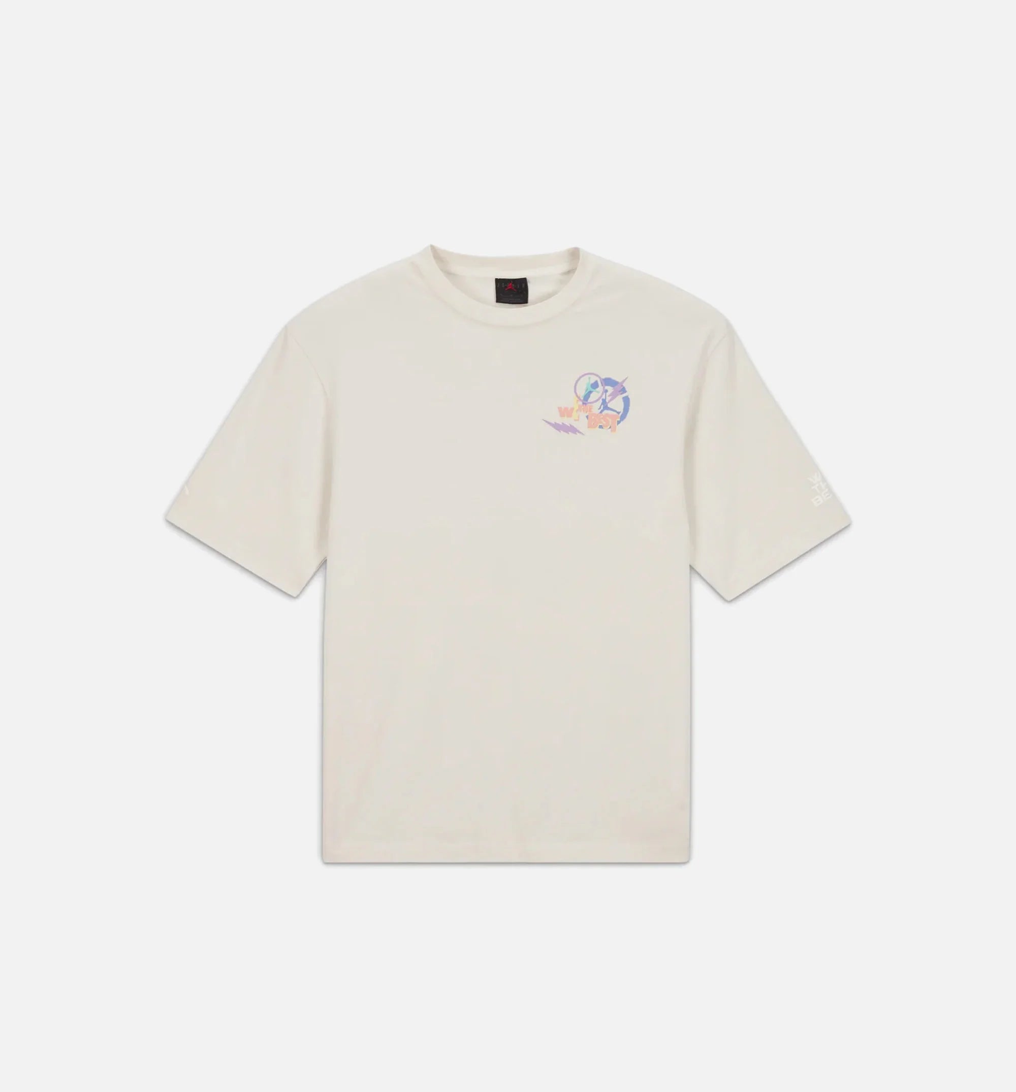 Air Jordan x DJ Khaled Mens Short Sleeve Shirt Beige
