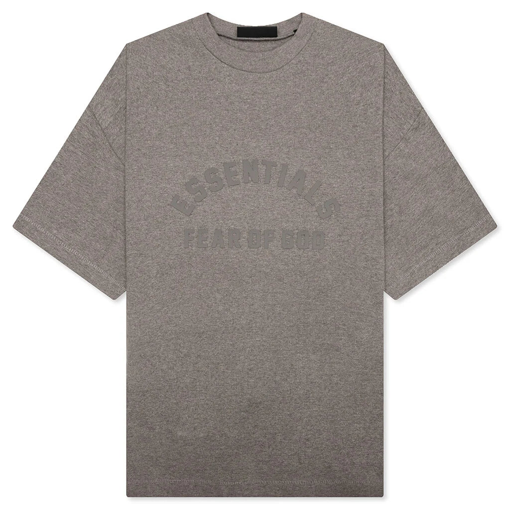 Essentials Heavy S S Tee Heather Grey