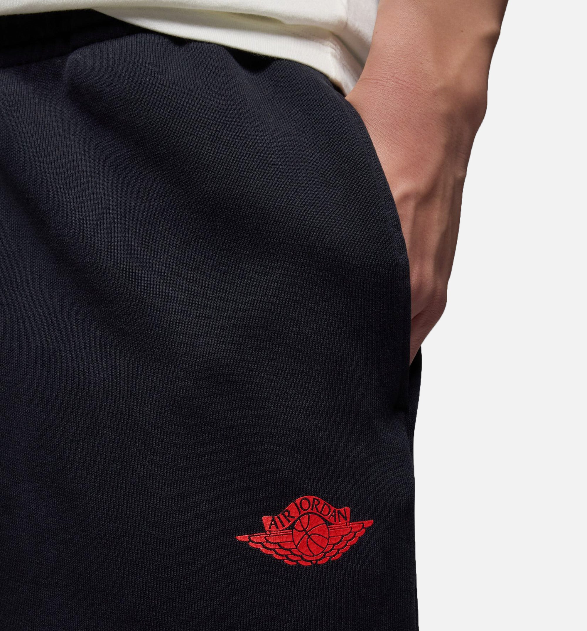 JDN Rare Air Fleece Mens Pant Black Red