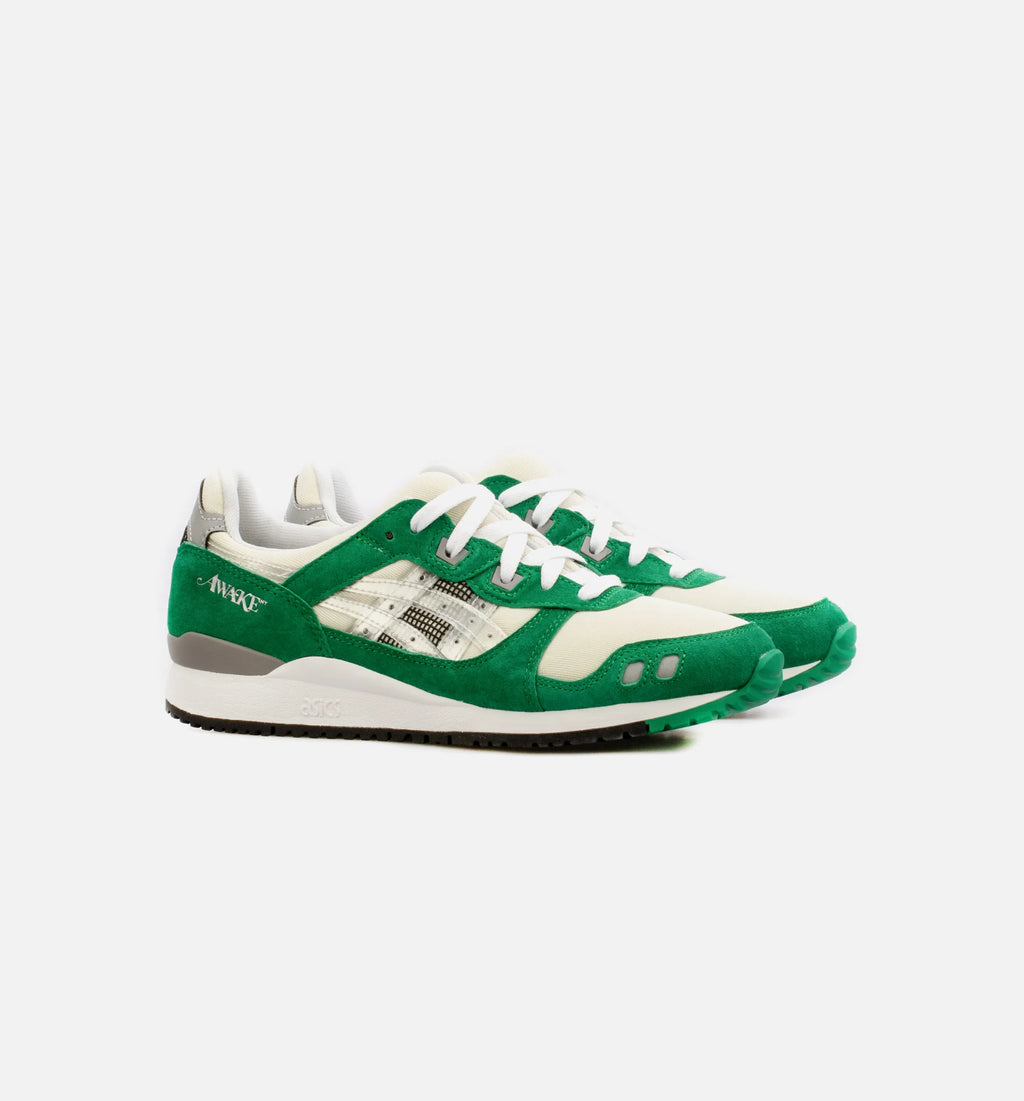 Awake NY x Gel Lyte III Mens Running Shoe Green White