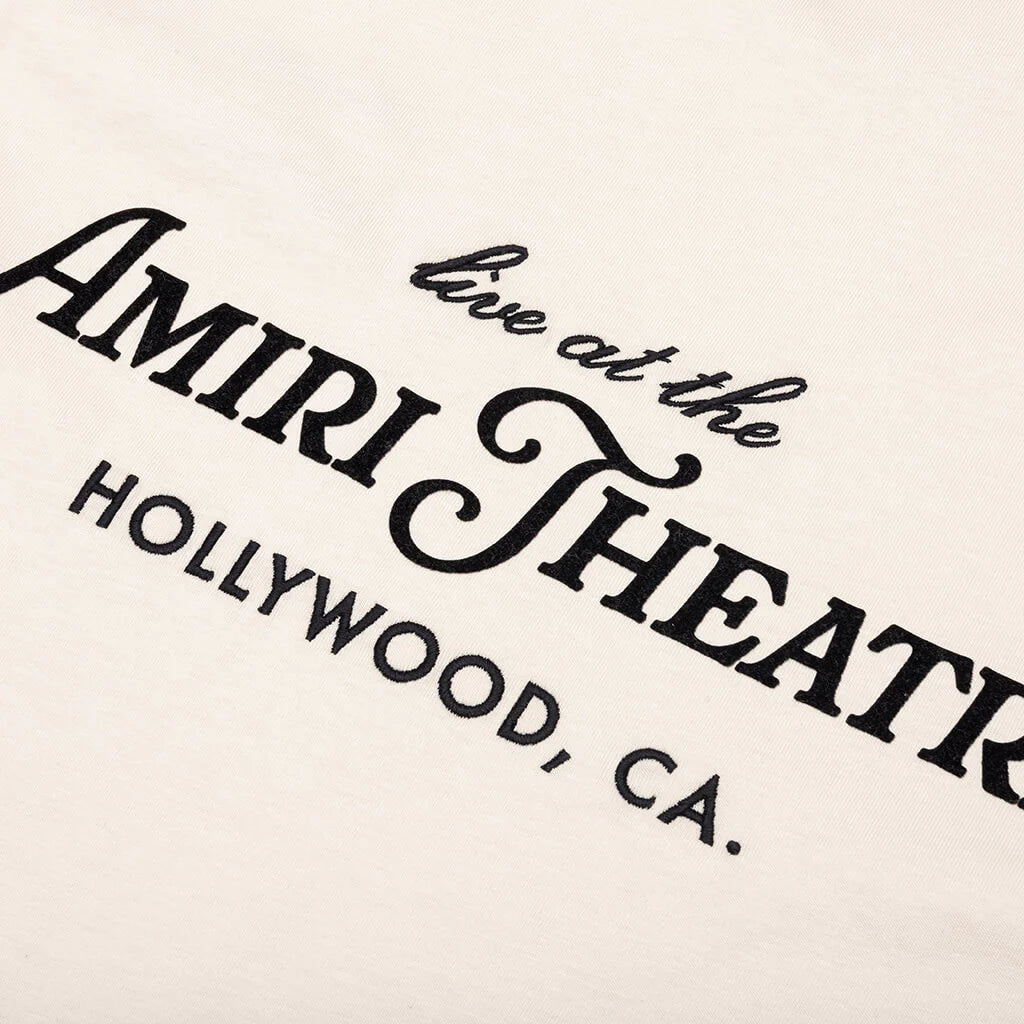 Amiri Theatre Flocked Tee Alabaster