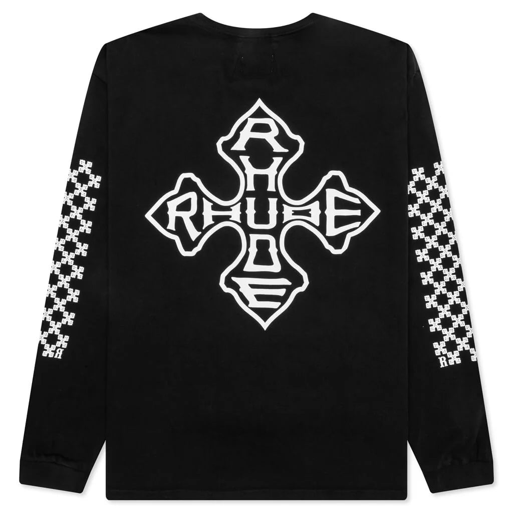 Cross L S Tee Vtg Black