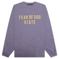 Heavy L S Tee Lavender