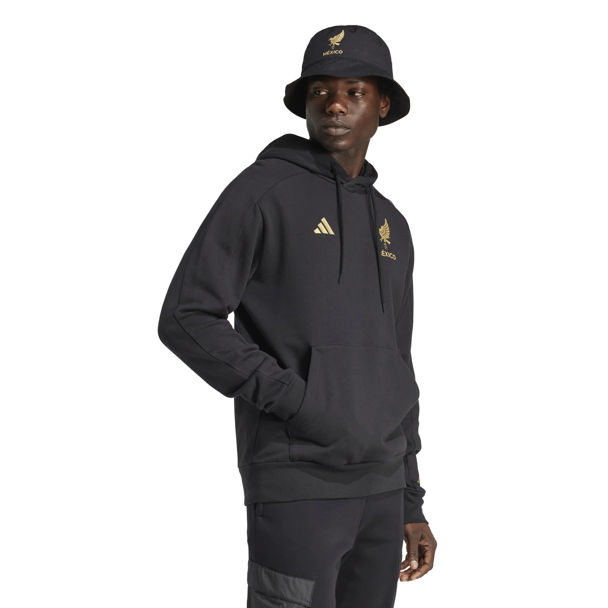 Mexico Gold DNA Hoodie Black