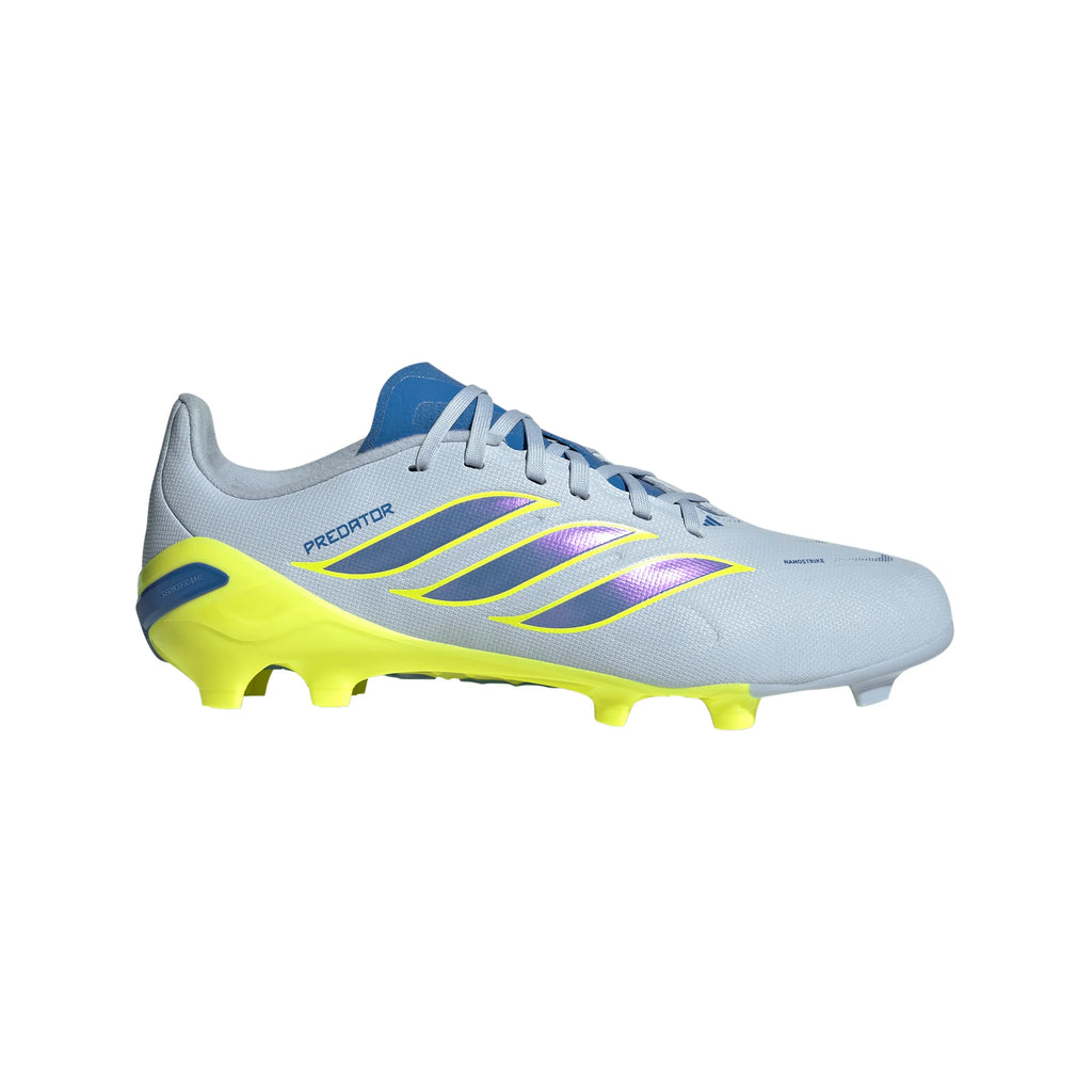 adidas Predator League FG Firm Ground Youth Soccer Cleats Sky Blue Yellow
