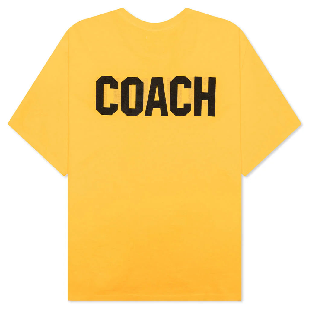 Student Coach Tee Gold Yellow