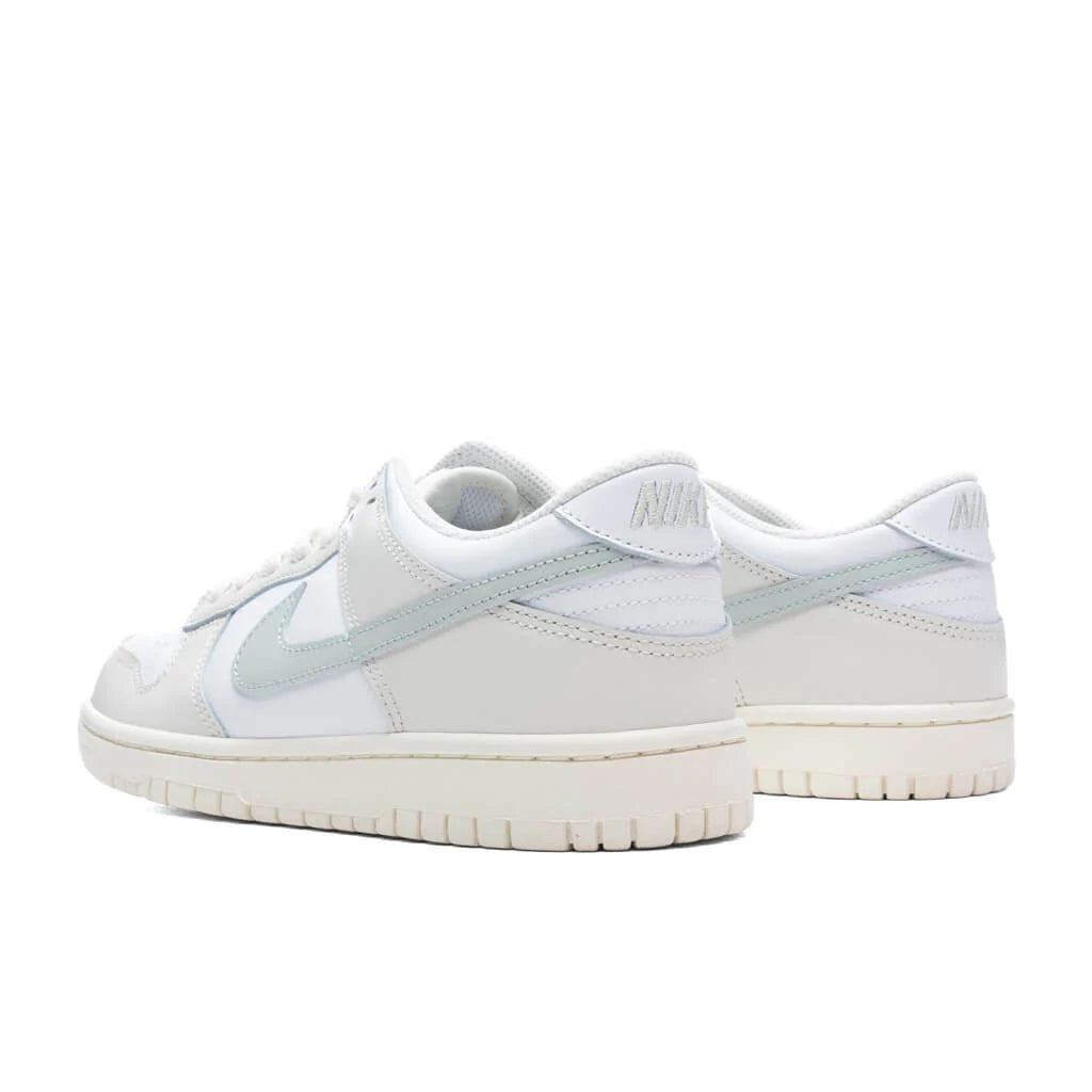 Dunk Low GS White Light Silver Phantom