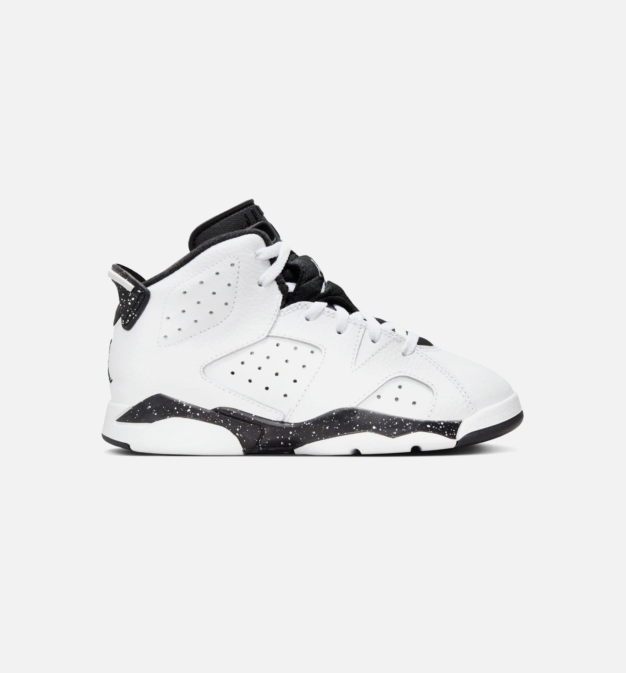 Air Jordan 6 Retro White Black Preschool Lifestyle Shoe White Black