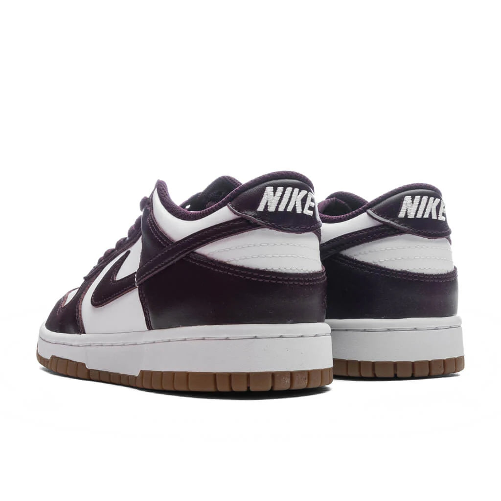 Dunk Low BG GS White Burgundy Crush Gum Light Brown