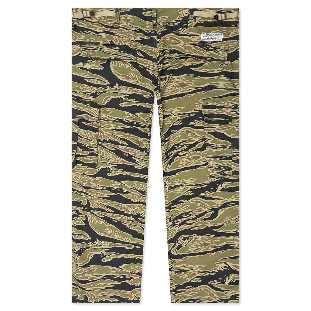 Tiger Camo 6 Pocket Trousers Olive