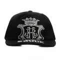 Grand Cru Crest Curved Brim Hat Black White