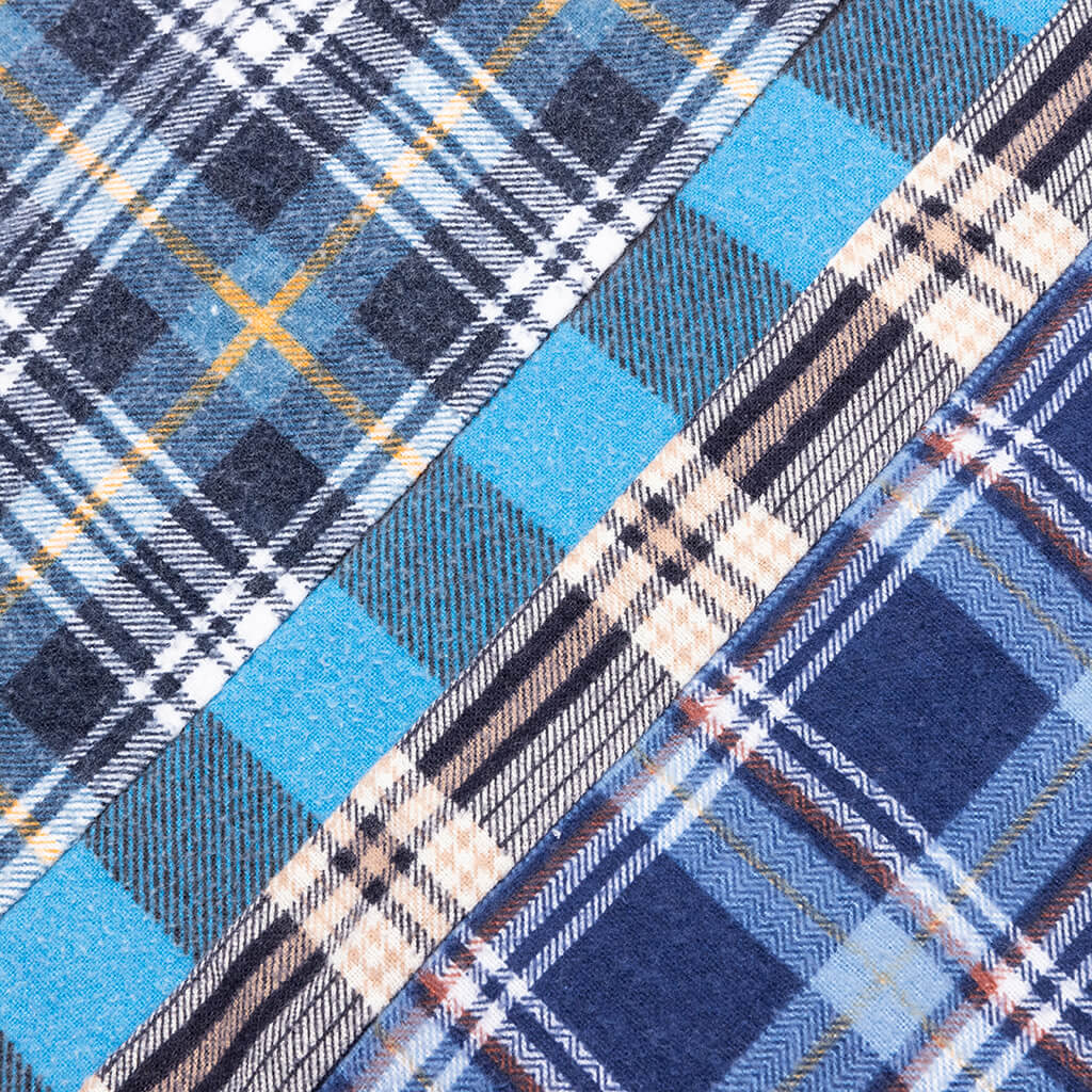 Flannel Shirt 7 Cuts Wide Shirt Assorted