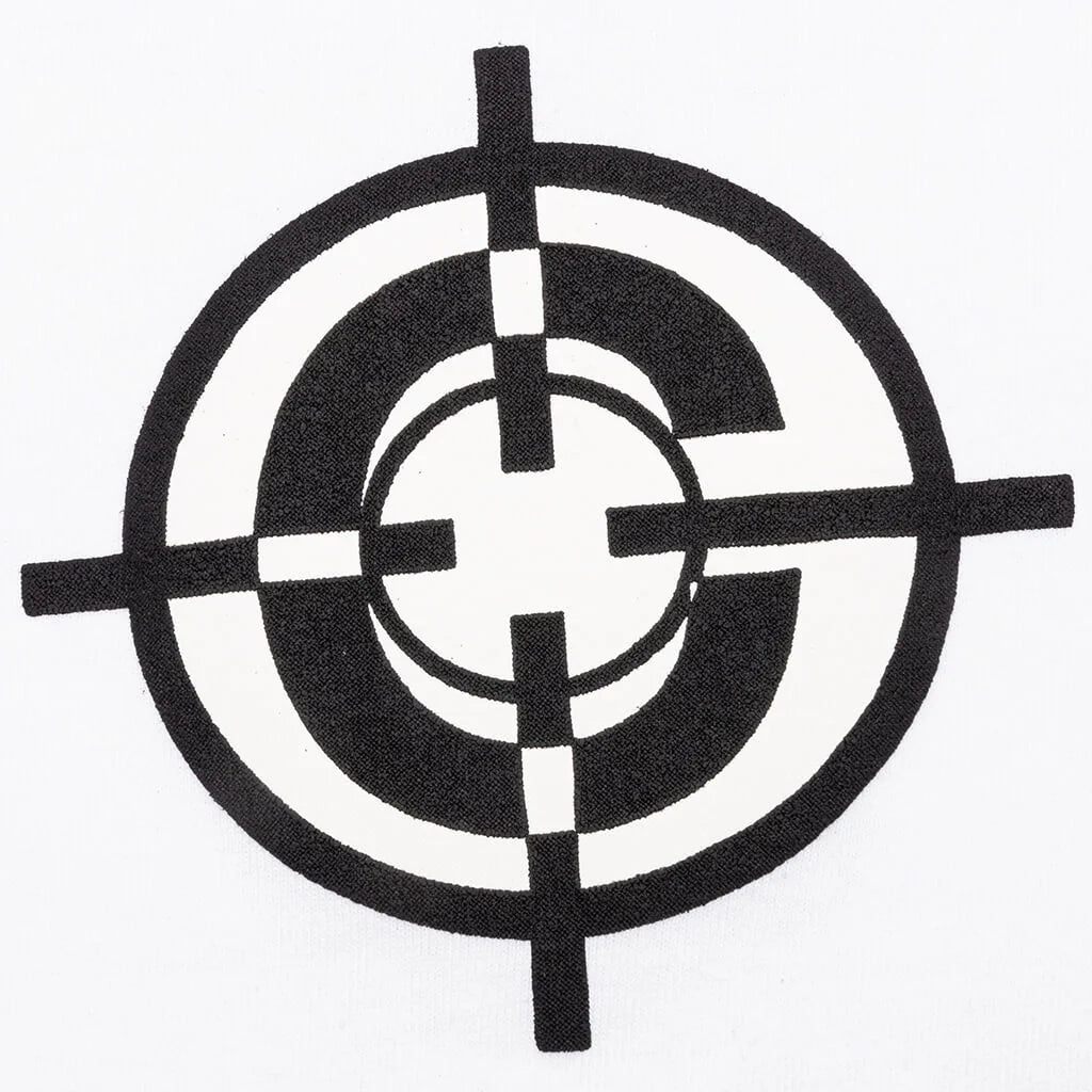Target L S Tee White