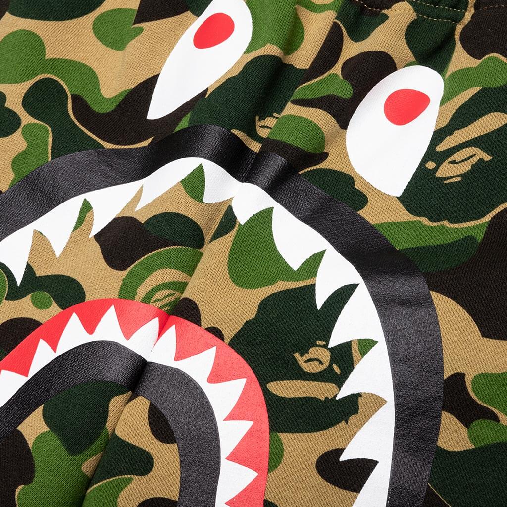 ABC Camo Shark Sweat Shorts Green