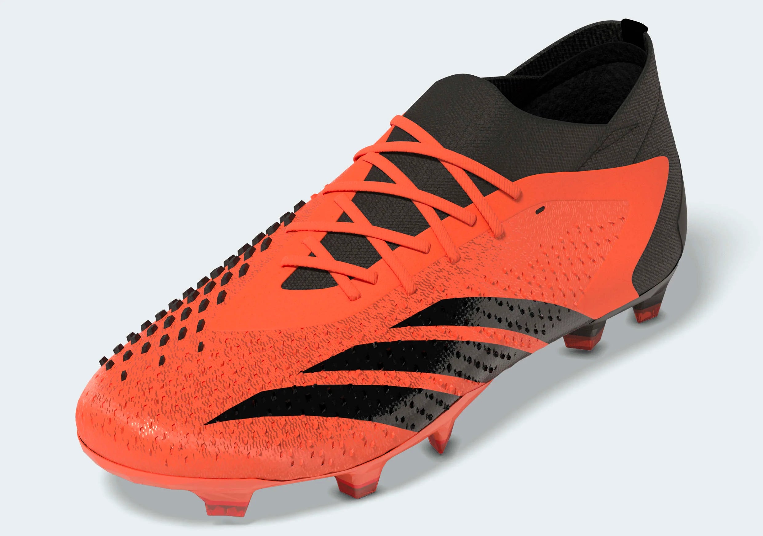adidas Predator Accuracy1 Low FG Firm Ground Soccer Cleats Solar Orange Black