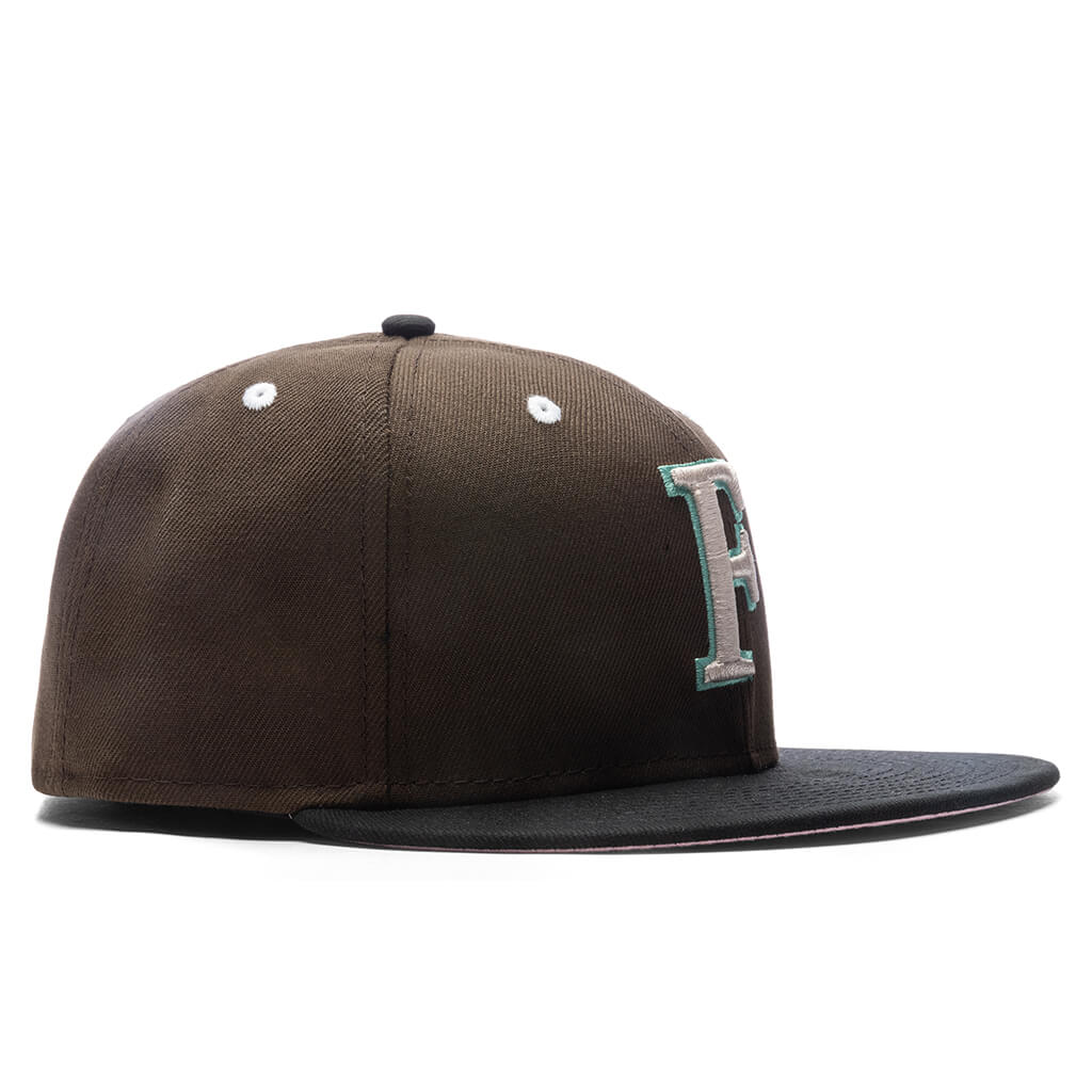 Feature x New Era F Logo Antelope Island 59FIFTY Fitted Brown Black