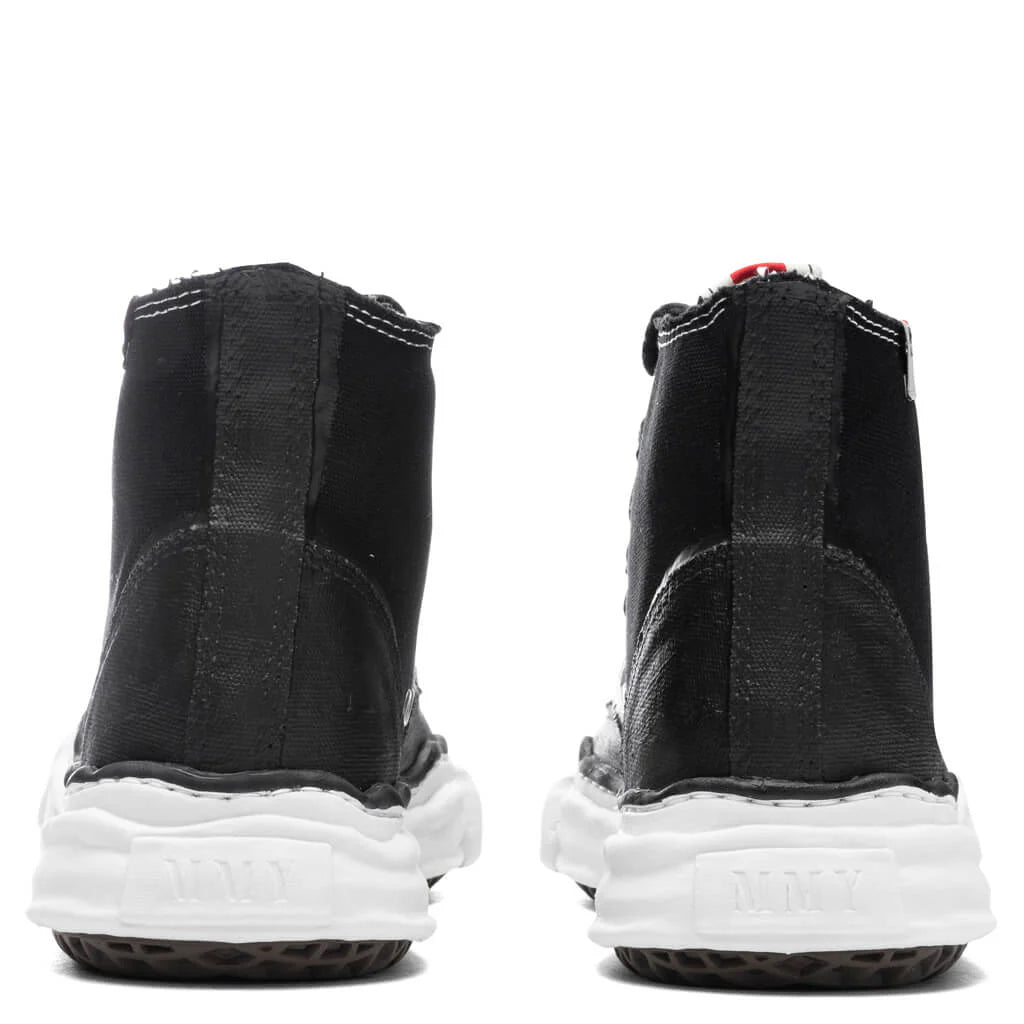 Peterson High OG Sole Rubber Painted Canvas Sneaker Black