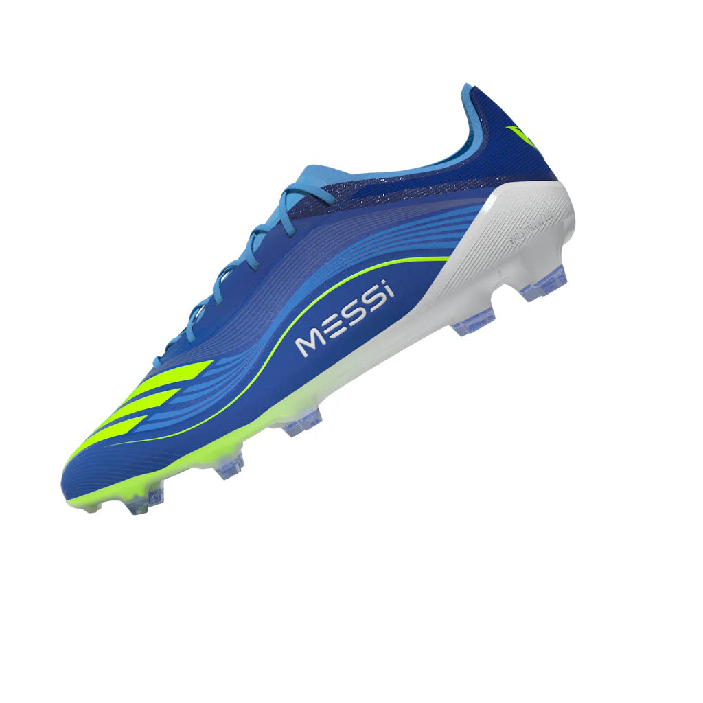 adidas F50 Messi Elite FG Mens Soccer Cleats Royal Blue Yellow Blue