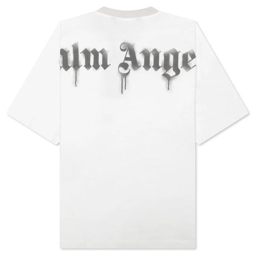 Portrait Pencil Over Tee Off White Grey
