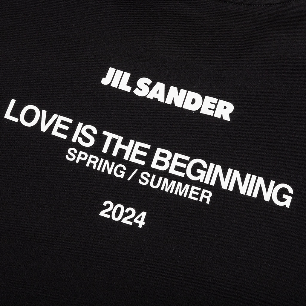 Love Is The Beginning T Shirt Black