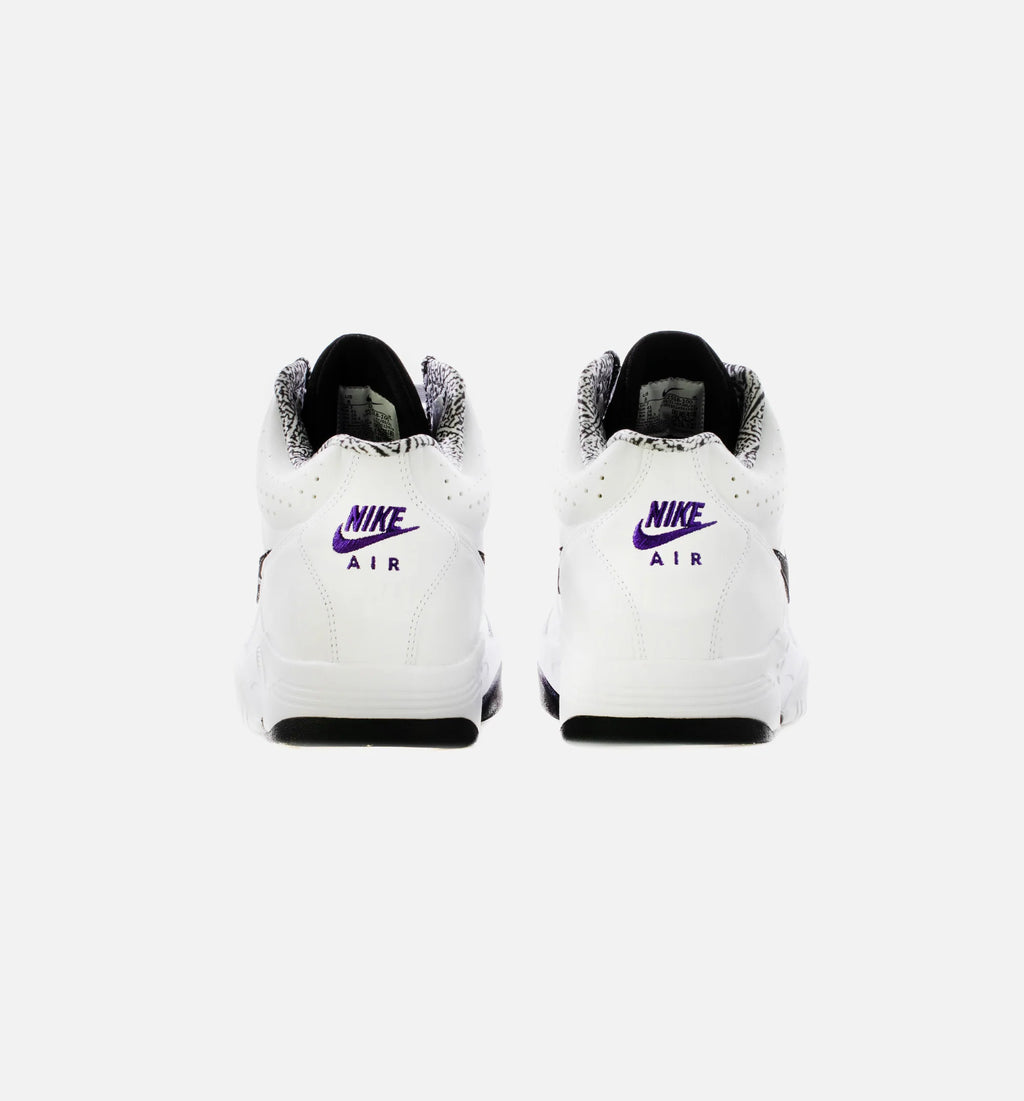 Air Flight Lite Mid Mens Lifestyle Shoe White Black