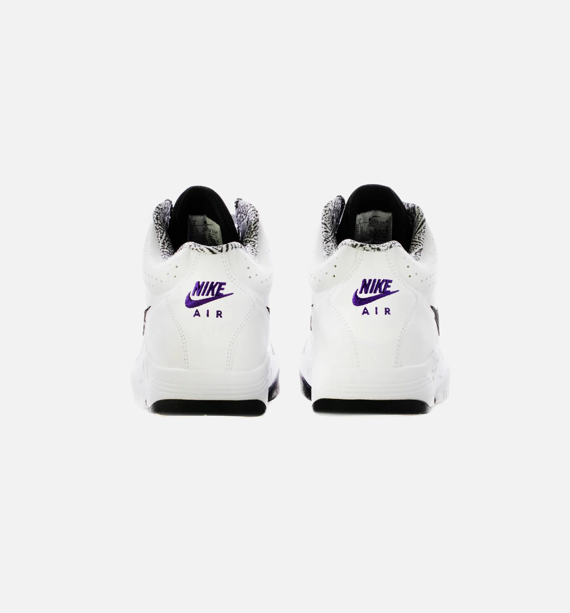 Air Flight Lite Mid Mens Lifestyle Shoe White Black