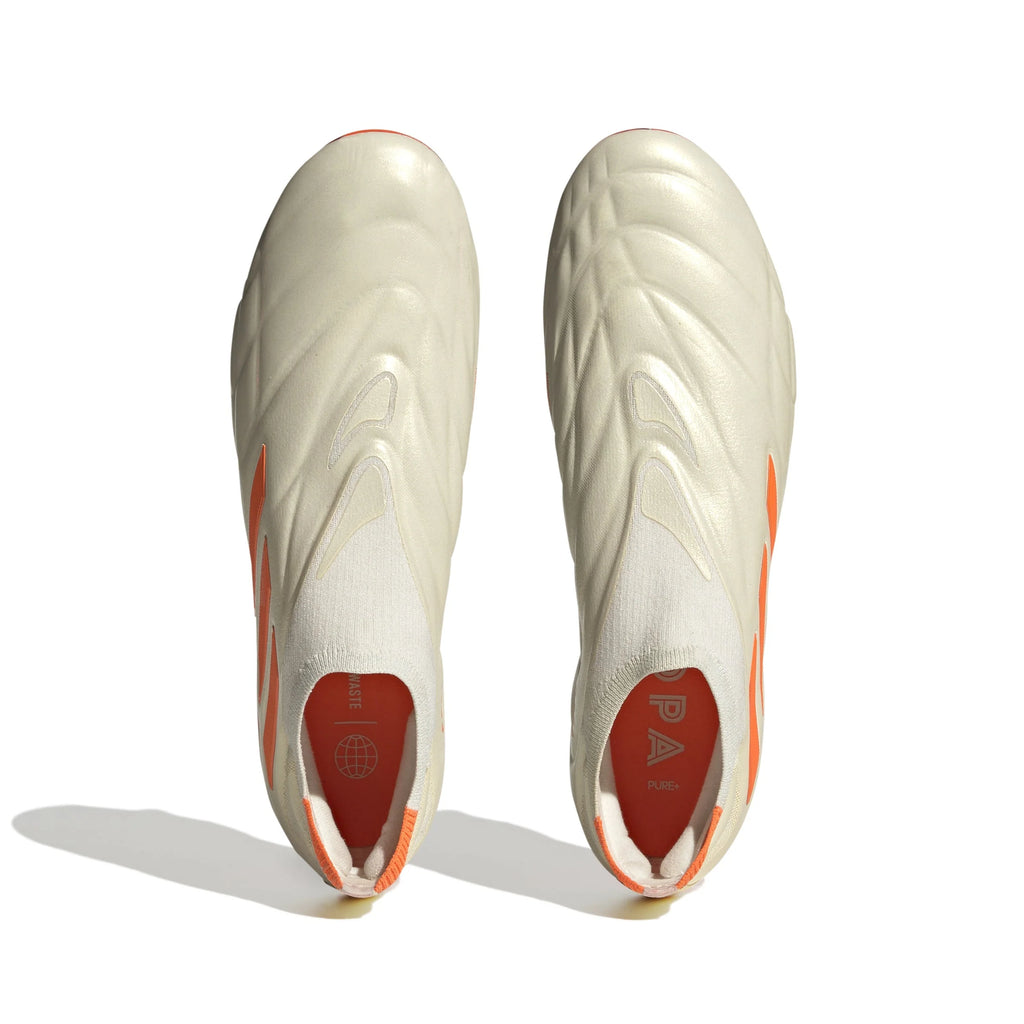 adidas Copa Pure FG Firm Ground Soccer Cleats White Solar Orange