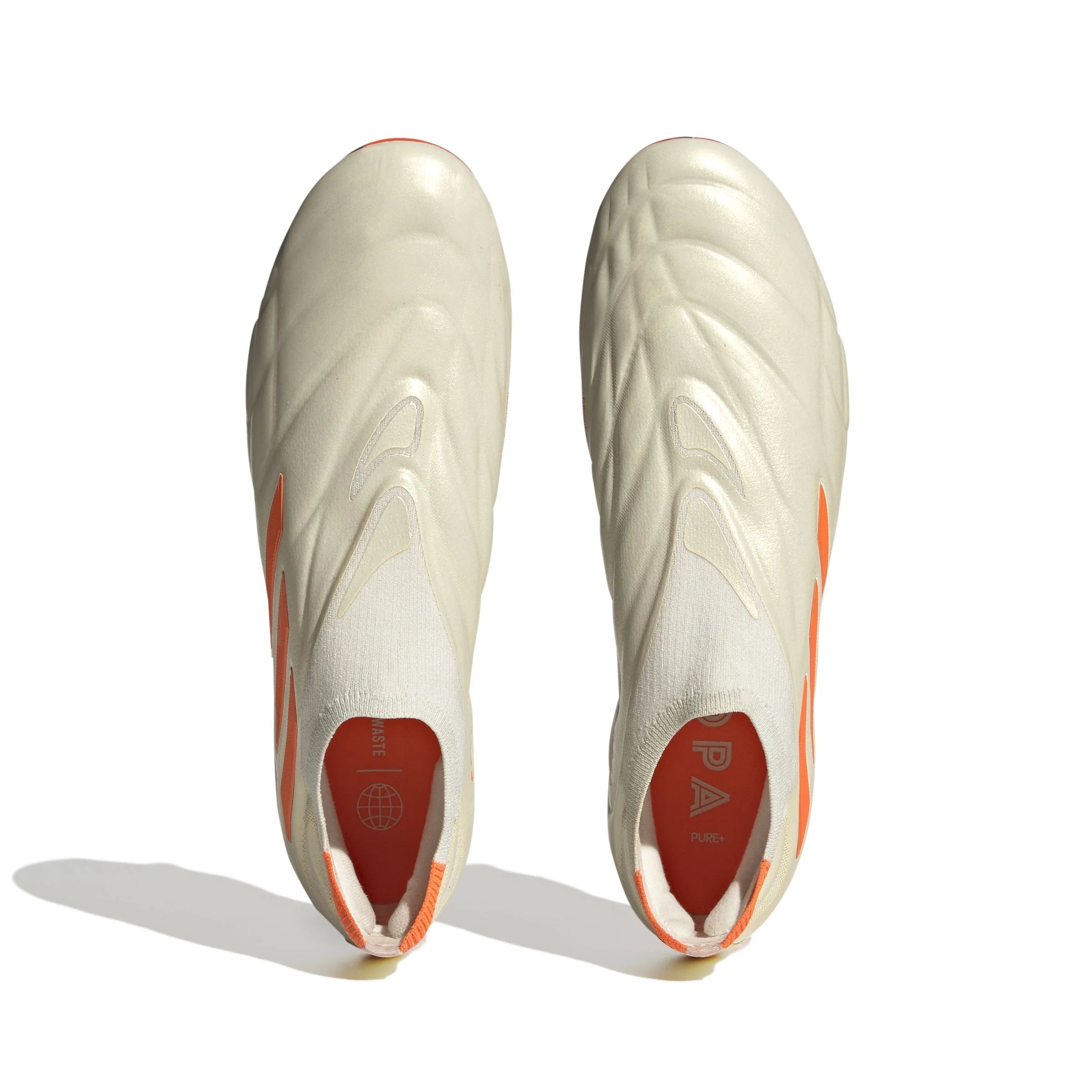 adidas Copa Pure FG Firm Ground Soccer Cleats White Solar Orange