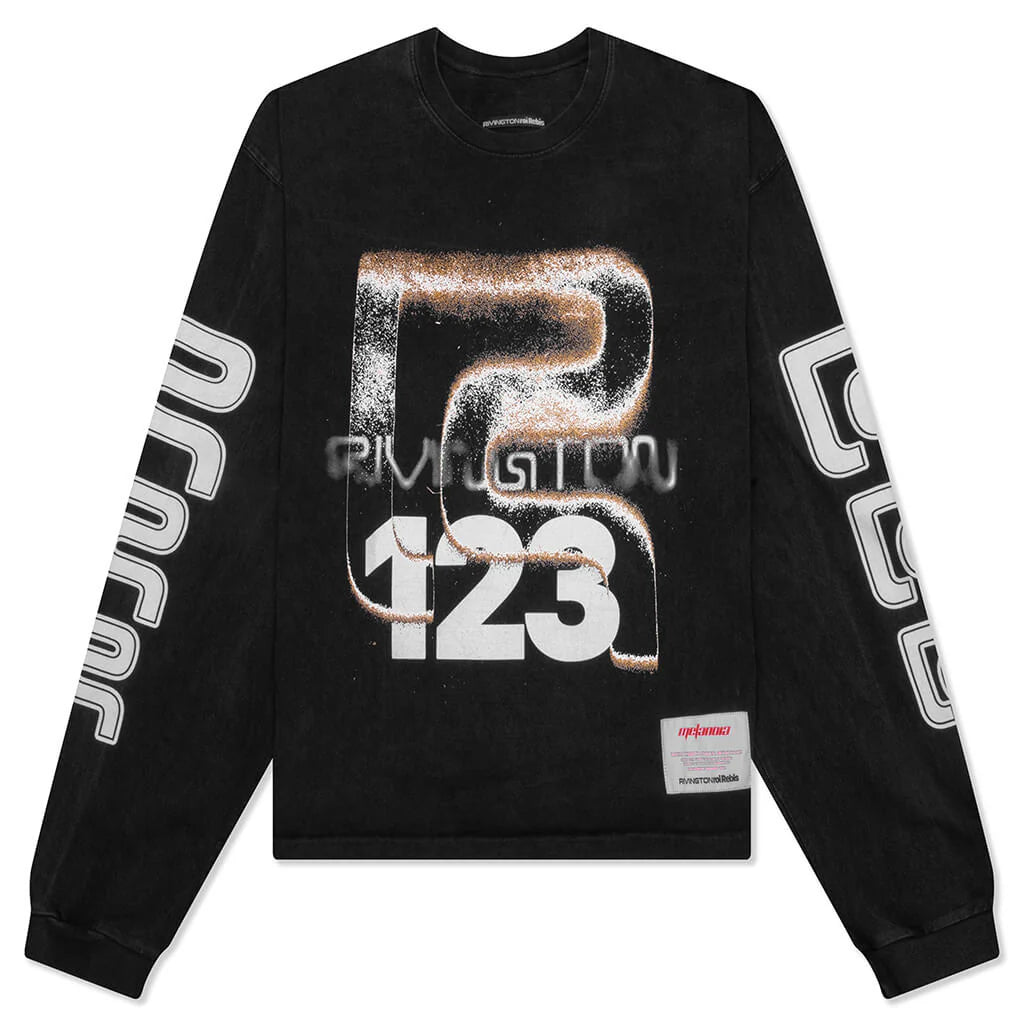 Meta Alma CVA L S Tee Vintage Black Rust