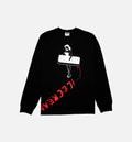 Streetwear Collection Sandwich Mens Long Sleeve T Shirt Black Black