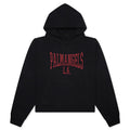 College Hoody Black Dark Red